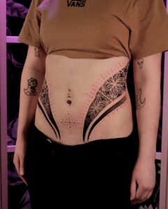 Pande-lee (Greece) The Black Rabbit tattoo_TTC25__1